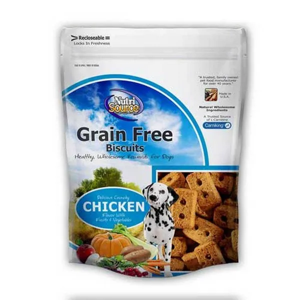 14 oz. Nutrisource Grain Free Chicken Biscuit - Health/First Aid